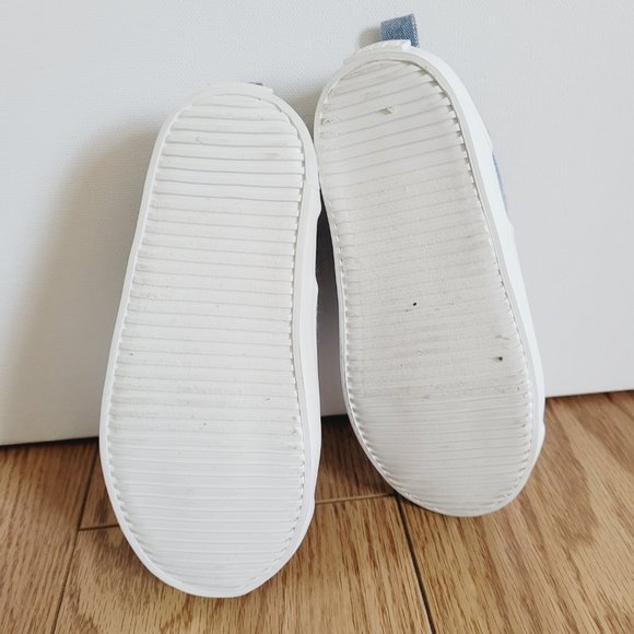 Old Navy Slip On Denim Sneakers Unisex Toddler Size 8 - Picture 7 of 7